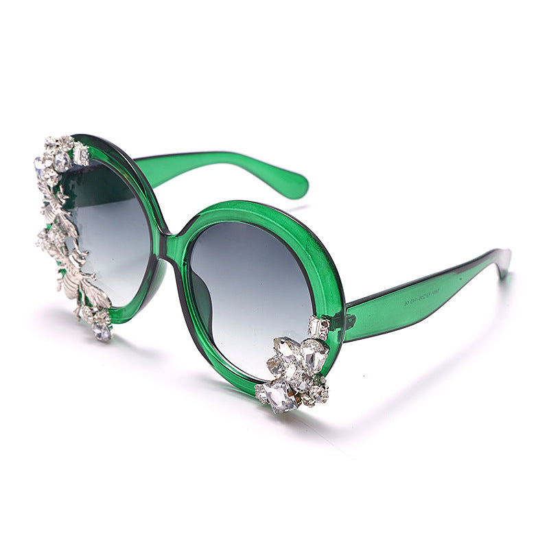 Oversized Diamond Rhinestone Shades